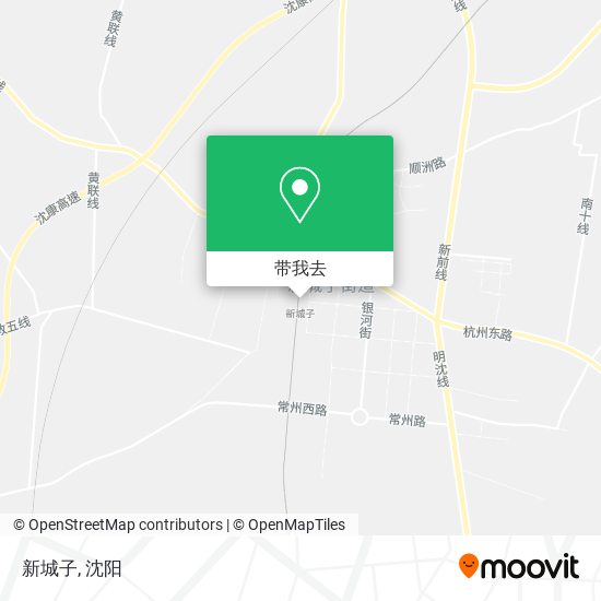 新城子地图