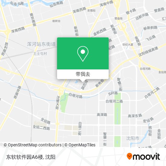 东软软件园A6楼地图
