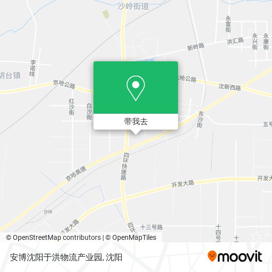 安博沈阳于洪物流产业园地图