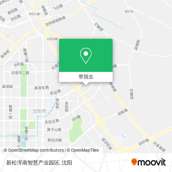 新松浑南智慧产业园区地图