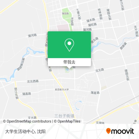 大学生活动中心地图
