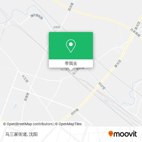 马三家街道地图