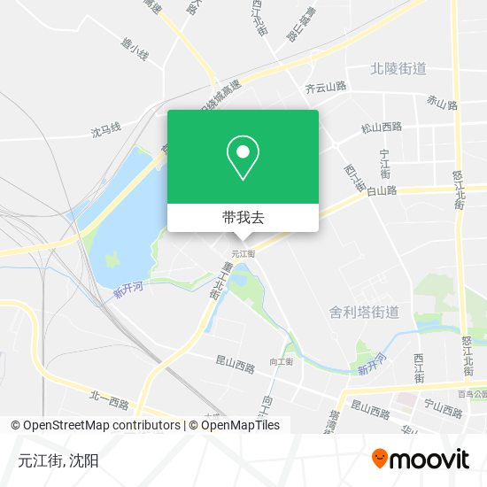 元江街地图