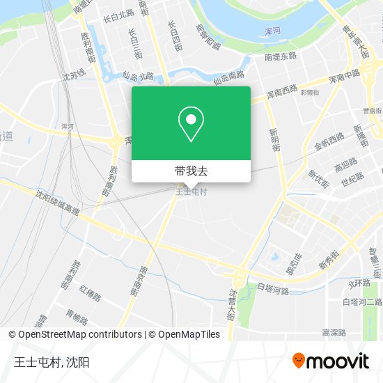 王士屯村地图
