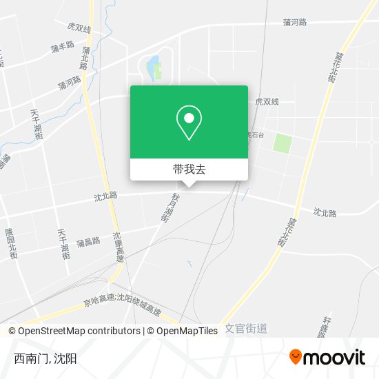西南门地图