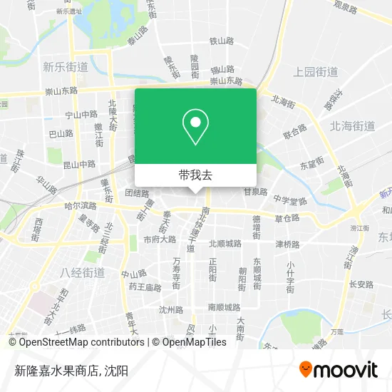 新隆嘉水果商店地图