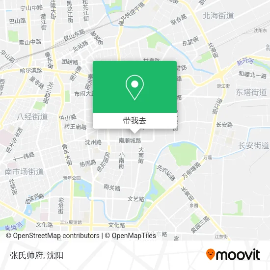 张氏帅府地图