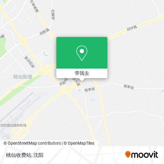 桃仙收费站地图