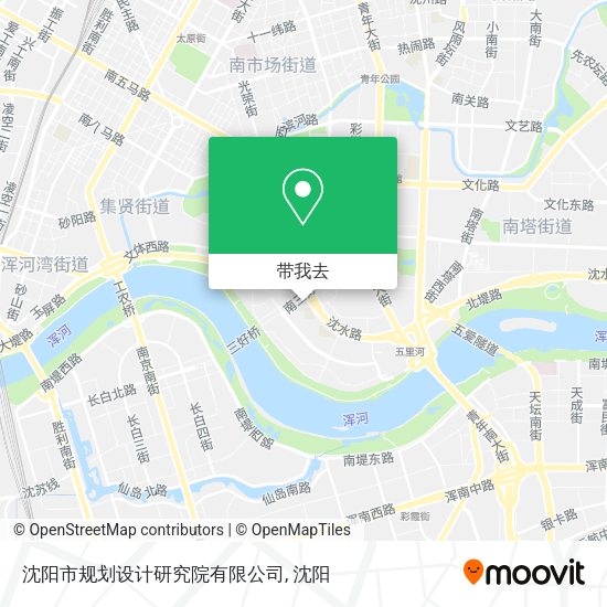 沈阳市规划设计研究院有限公司地图