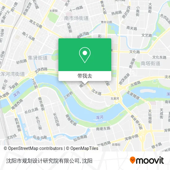 沈阳市规划设计研究院有限公司地图