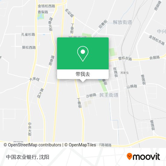 中国农业银行地图