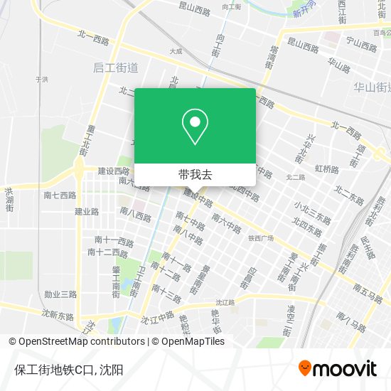 保工街地铁C口地图