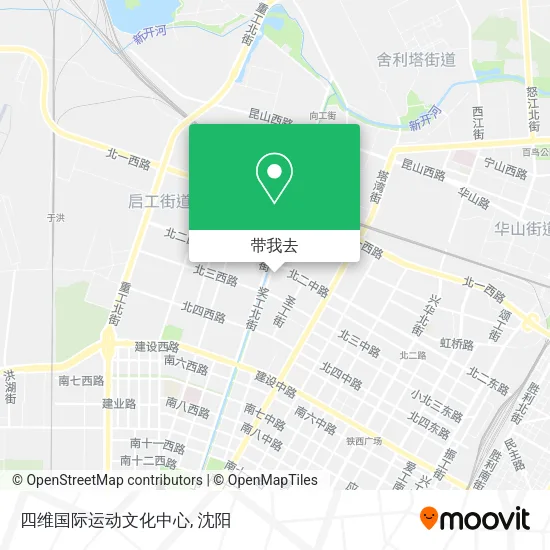 四维国际运动文化中心地图