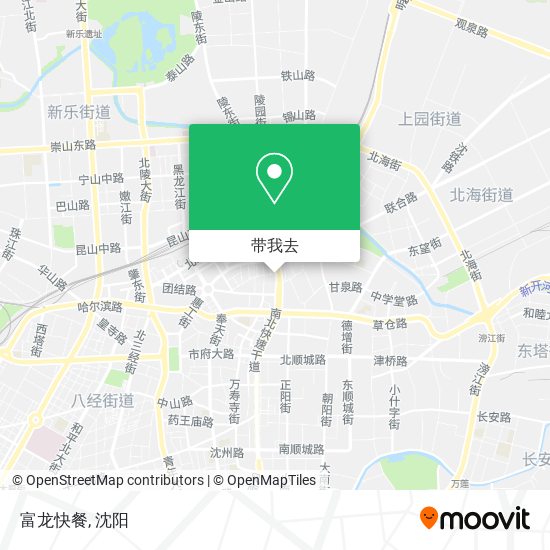 富龙快餐地图
