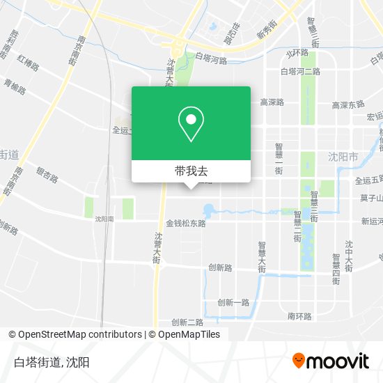 白塔街道地图