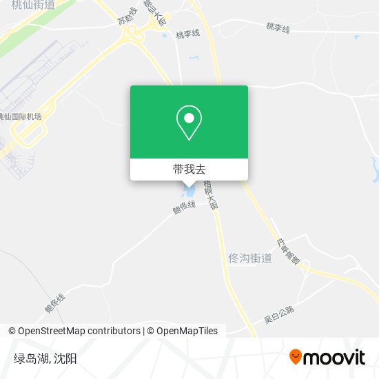 绿岛湖地图