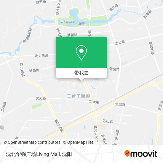 沈北华强广场Living Mall地图