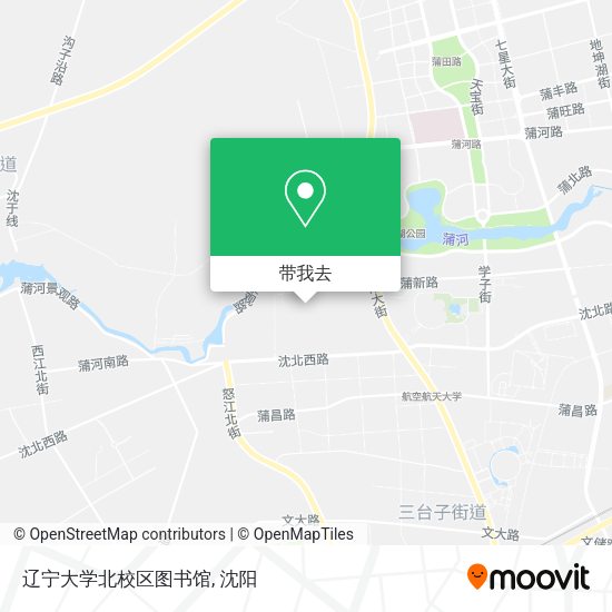 辽宁大学北校区图书馆地图