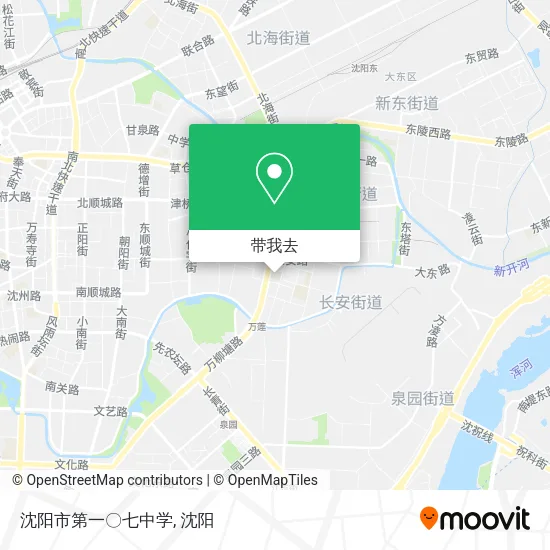 沈阳市第一〇七中学地图