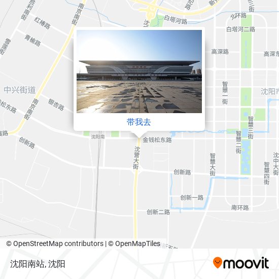沈阳南站地图