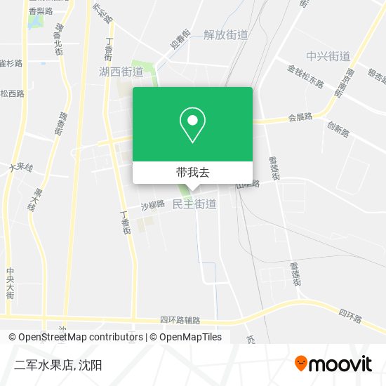 二军水果店地图