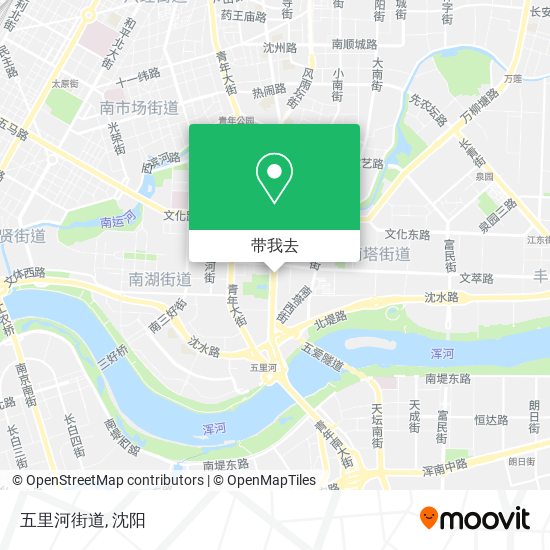 五里河街道地图