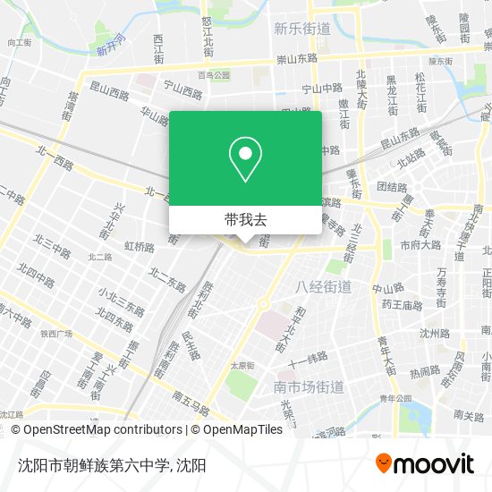 沈阳市朝鲜族第六中学地图