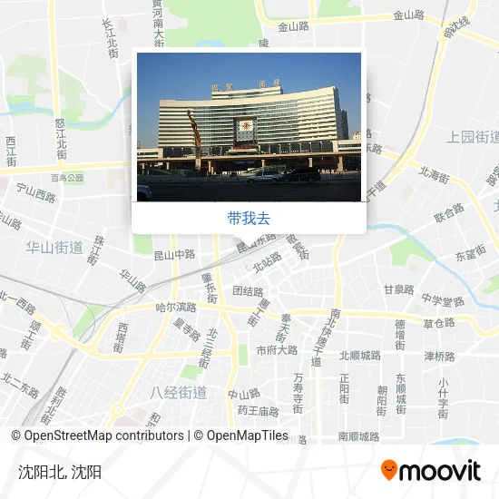 沈阳北地图