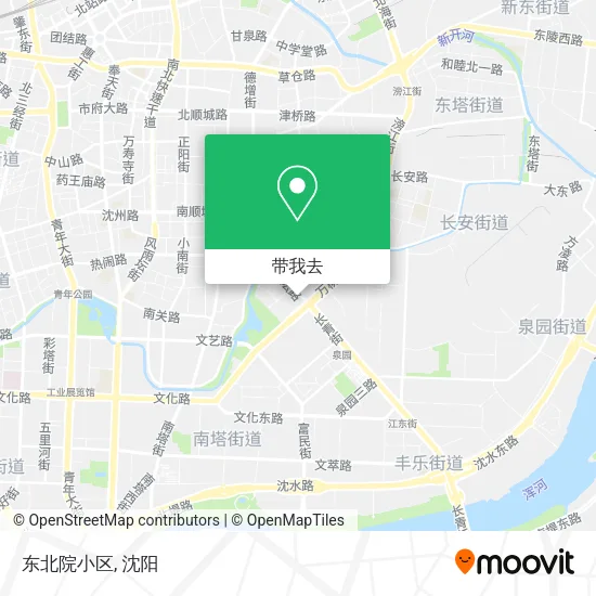 东北院小区地图