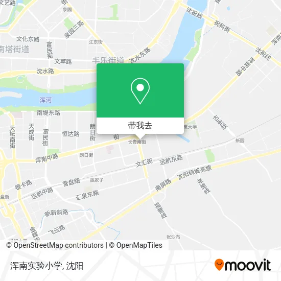 浑南实验小学地图
