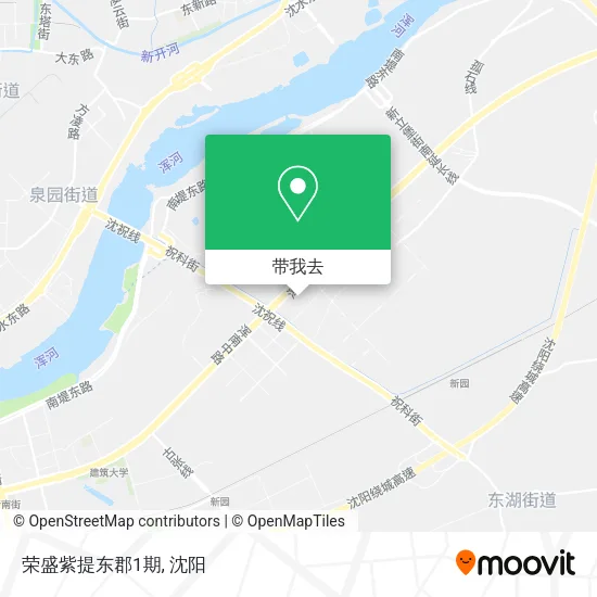 荣盛紫提东郡1期地图