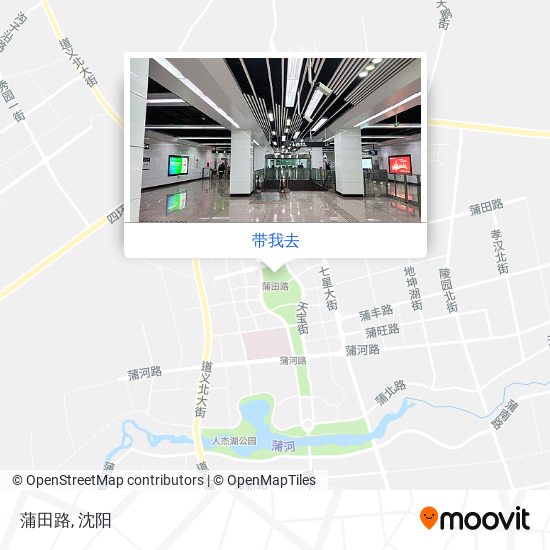蒲田路地图