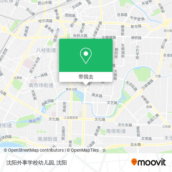 沈阳外事学校幼儿园地图