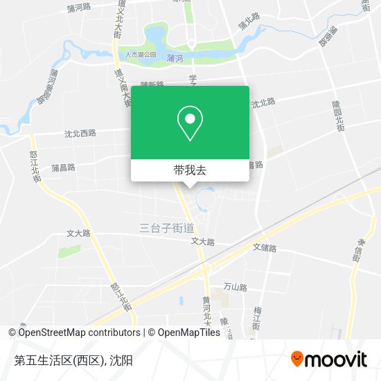 第五生活区(西区)地图