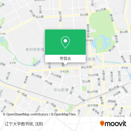 辽宁大学图书馆地图