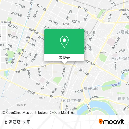 如家酒店地图