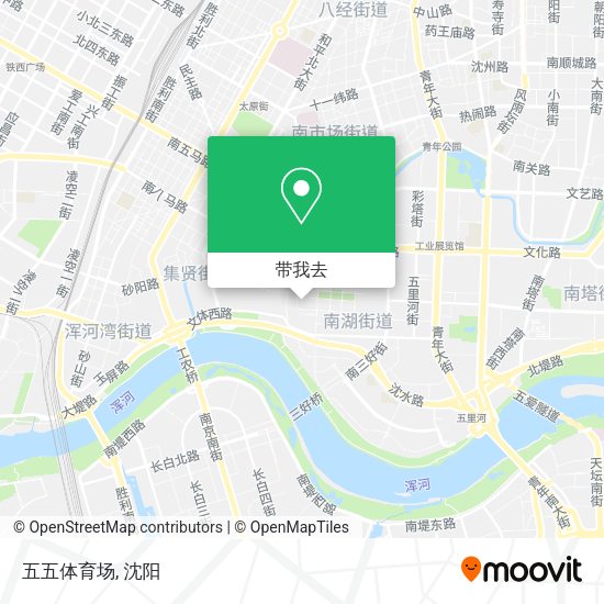五五体育场地图