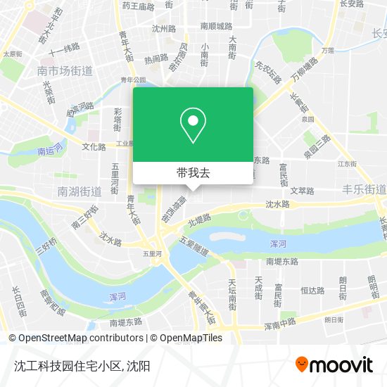 沈工科技园住宅小区地图