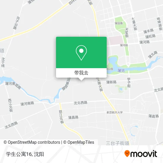 学生公寓16地图