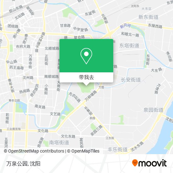 万泉公园地图