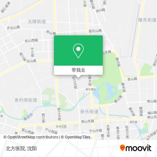 北方医院地图