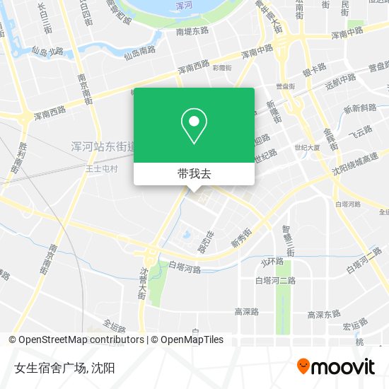 女生宿舍广场地图
