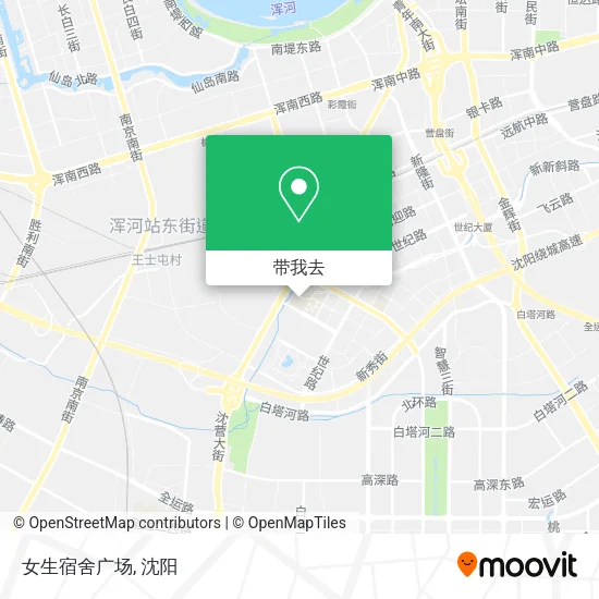 女生宿舍广场地图