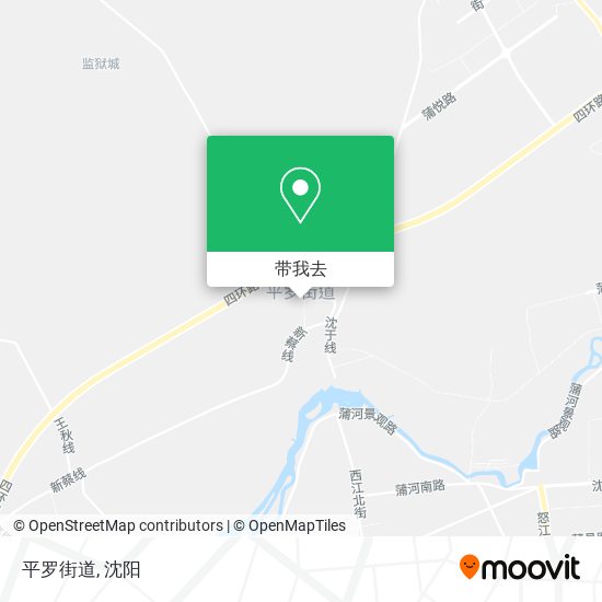 平罗街道地图