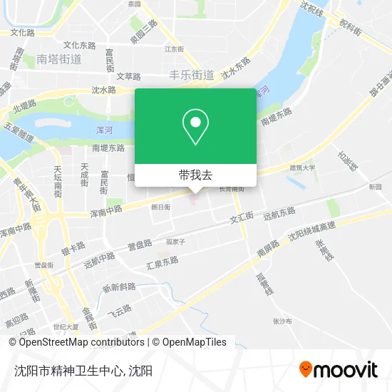 沈阳市精神卫生中心地图