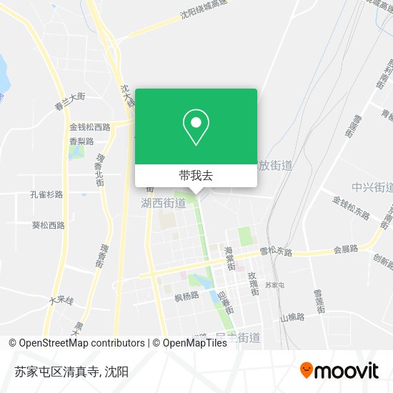 苏家屯区清真寺地图