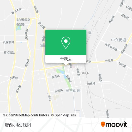 府西小区地图