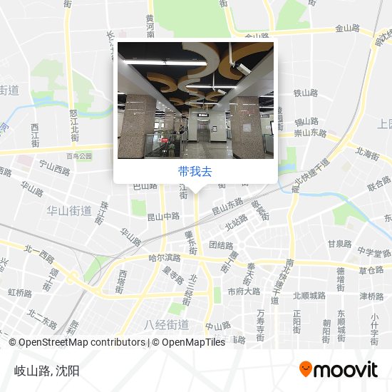 岐山路地图
