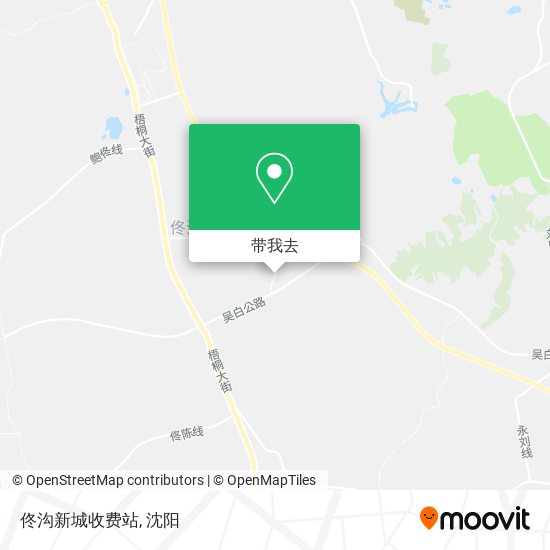 佟沟新城收费站地图
