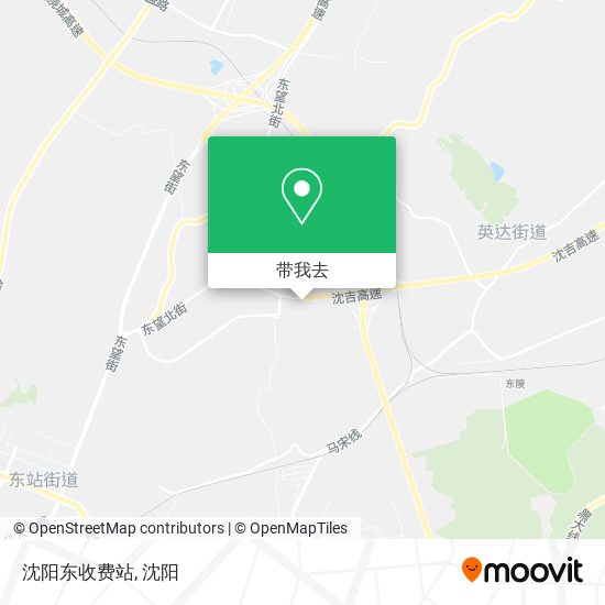 沈阳东收费站地图